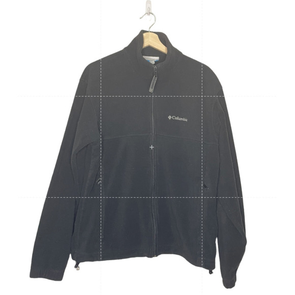 Columbia Fleece Jacket Womens Medium M Black Classic Full Zip Long Sleeve - Picture 12 of 12